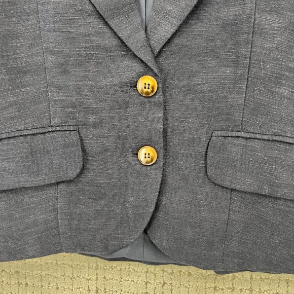 Anthropologie DOLAN Linen Balloon Sleeve Jacket Size XXS - Picture 4 of 10